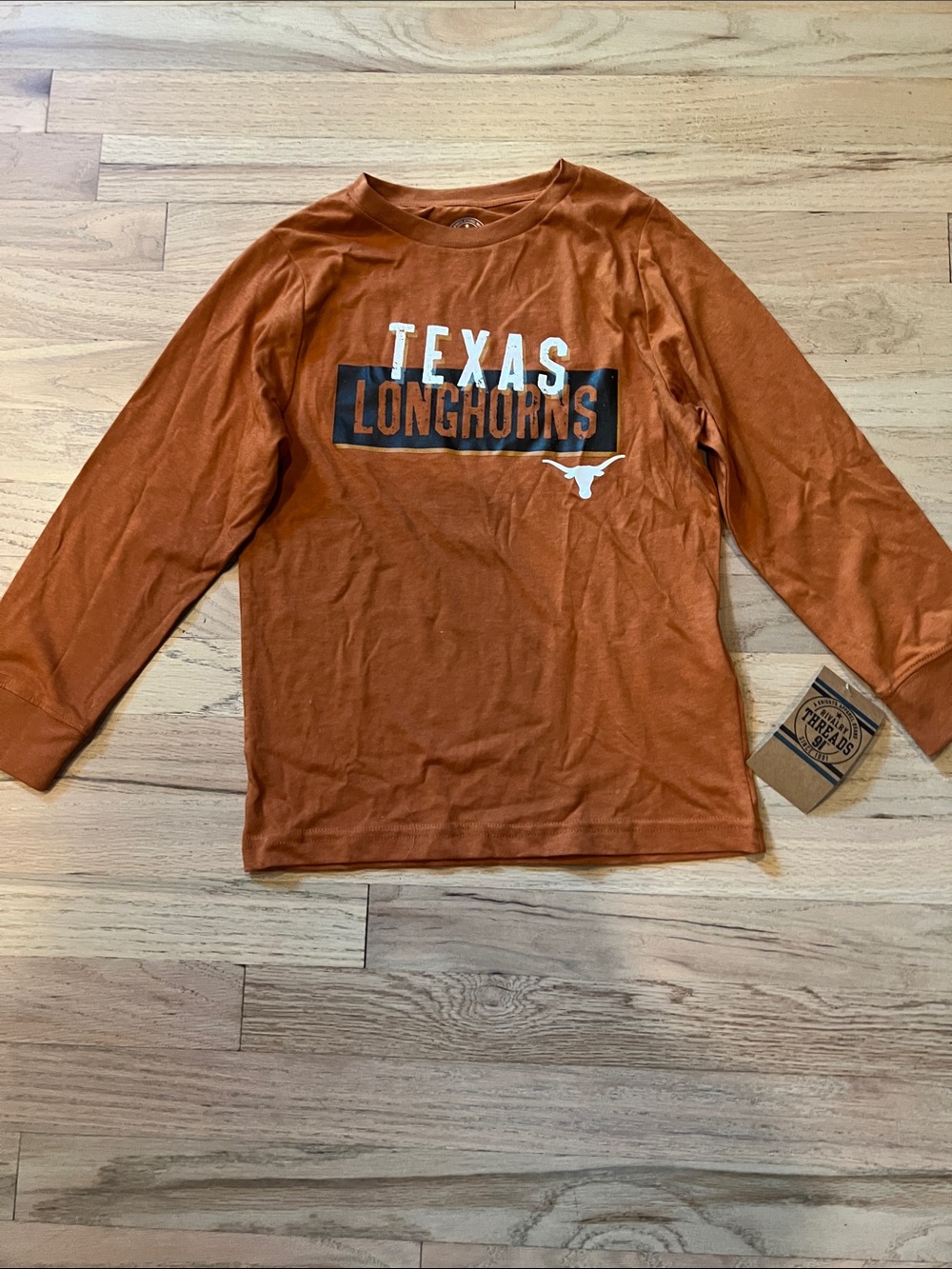 Rivalry Threads Texas Longhorns Rust Orange Long-Sleeve Tee